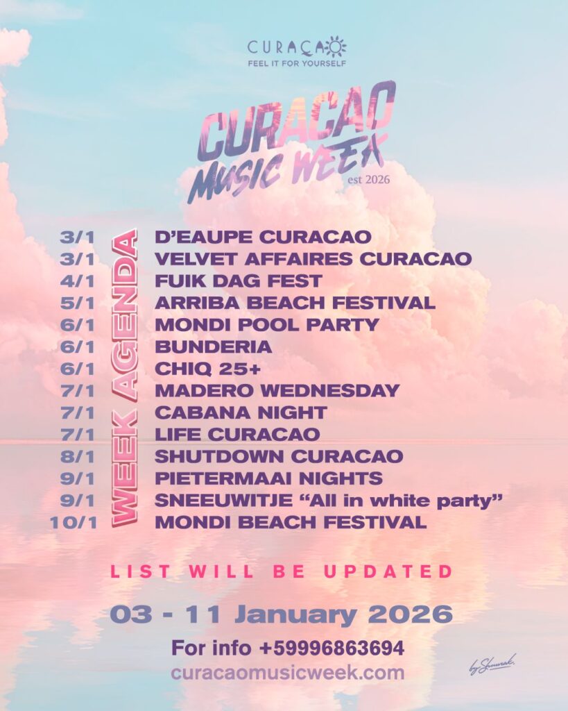 curacaro music week lineup