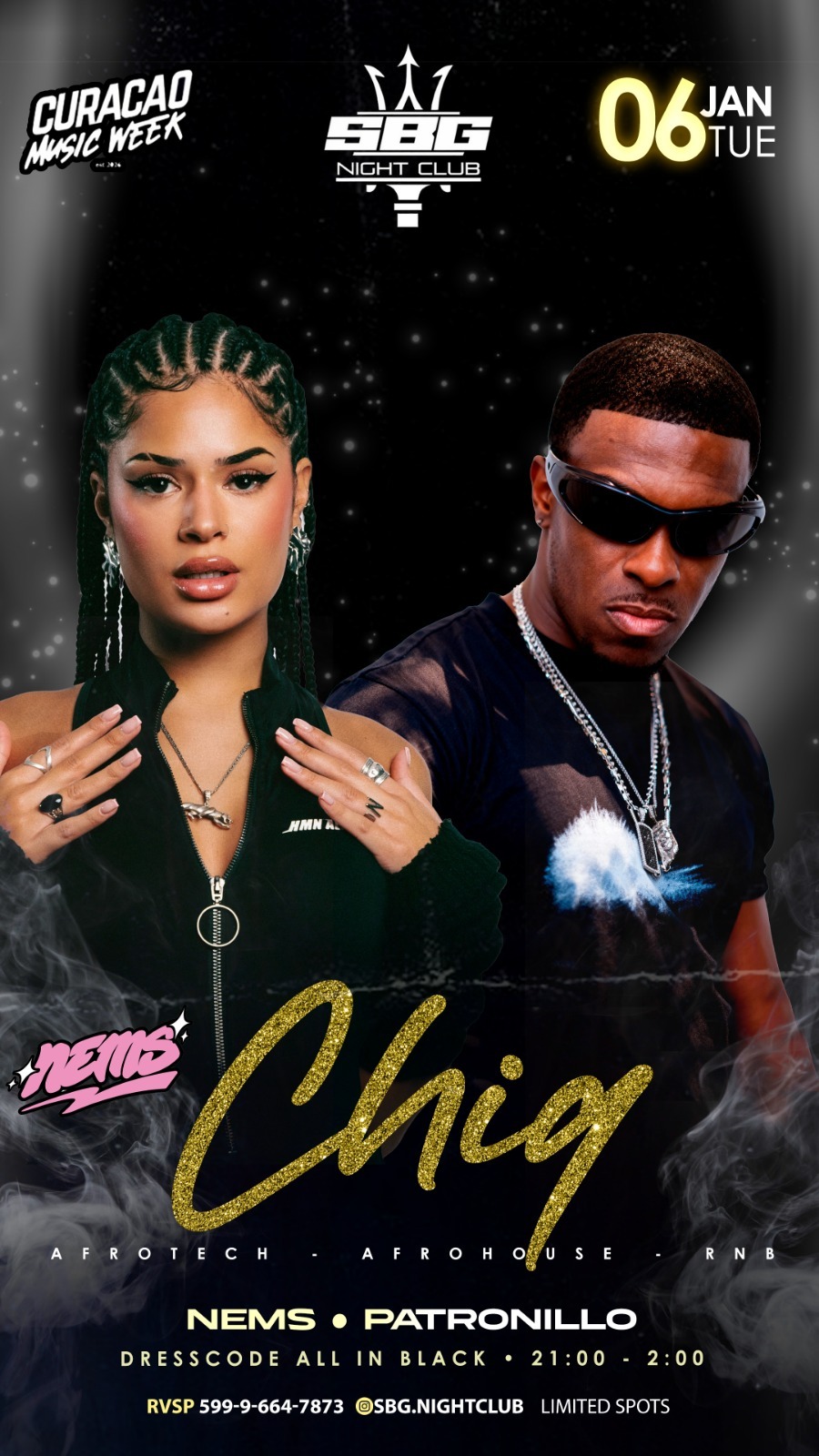 Chiq Curacao Music Week Event